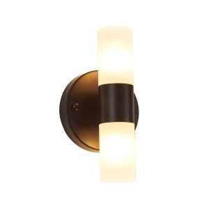 APLIQUE INTERNO 2*G9 NEAL ALUMINIO ACRILICO NEGRO